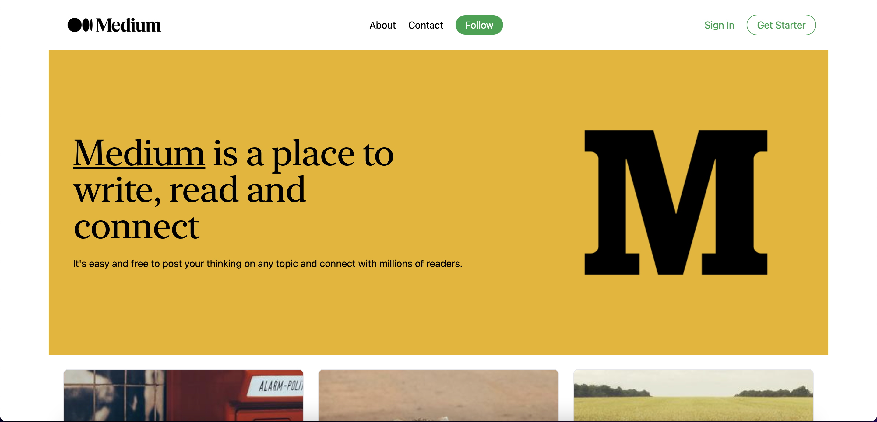 example of project: medium